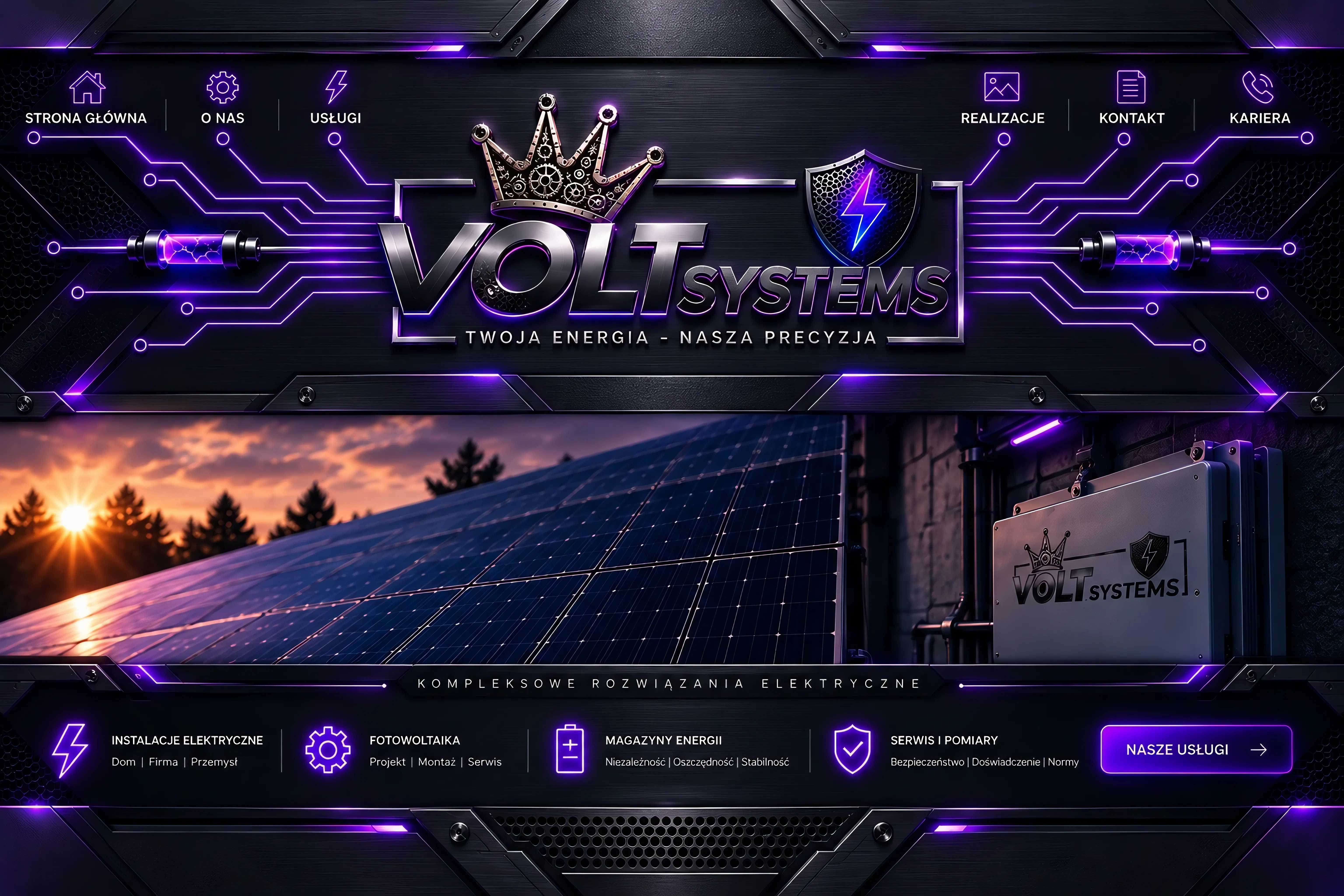 VOLT SYSTEMS — instalacje elektryczne, fotowoltaika, magazyny energii, serwis i pomiary